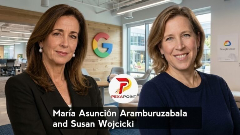 María Asunción Aramburuzabala and Susan Wojcicki