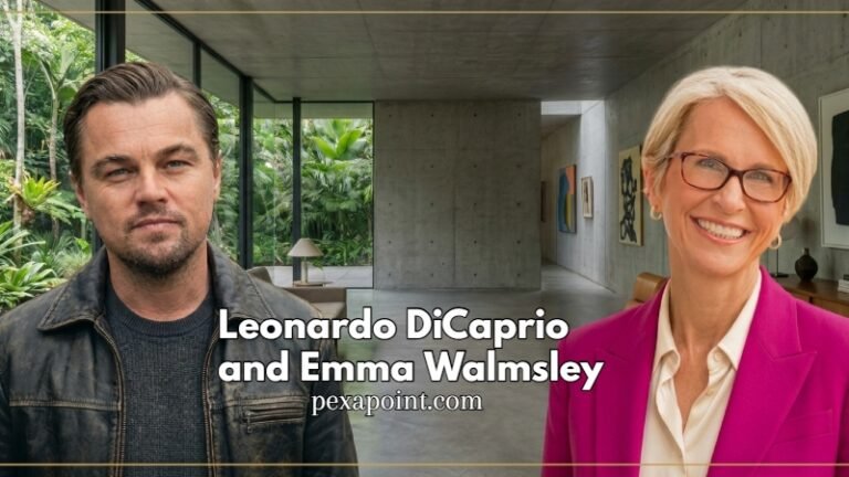 Leonardo DiCaprio and Emma Walmsley