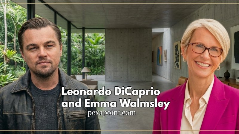 Leonardo DiCaprio and Emma Walmsley