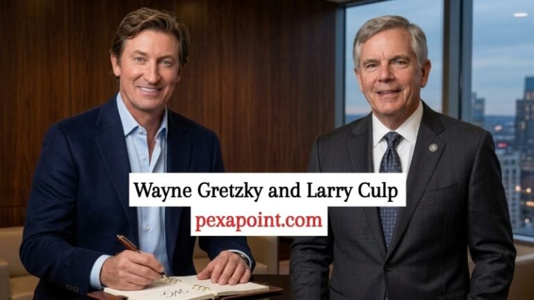 Wayne Gretzky and Larry Culp