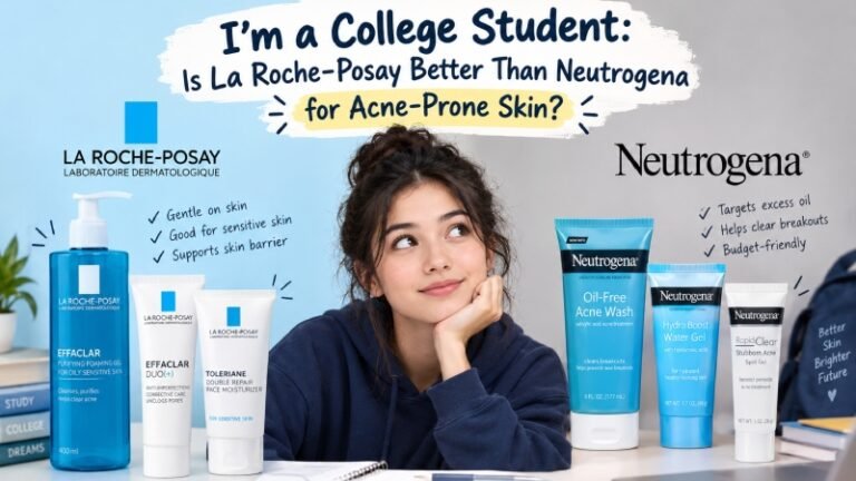 i am a college student. are la roche-posay products better for acne-prone skin than neutrogena?